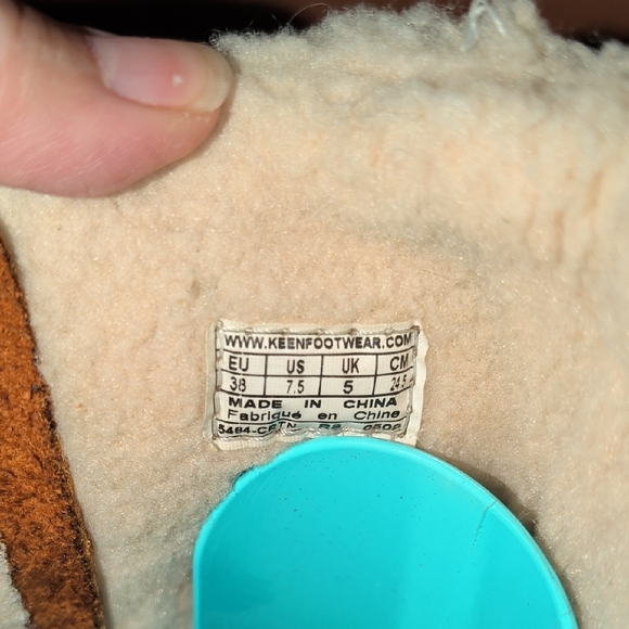 Keen Brown Leather Boots Lined Size 7.5 Knee high equestrian riding style - Picture 5 of 8